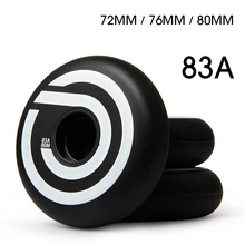 Скейт колесо черный 83 A 8 шт./партия