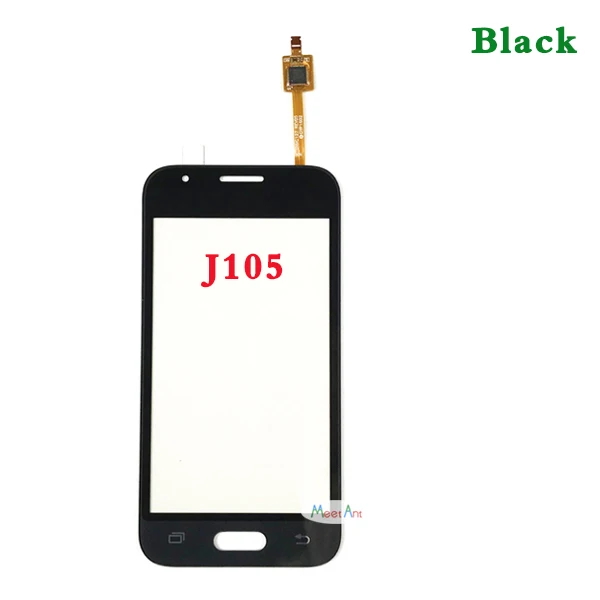 4," для samsung Galaxy DUOS J1 Mini J105 SM-J105F и J1 Mini Prime J106 сенсорный экран дигитайзер сенсор внешняя стеклянная панель объектива - Цвет: J105 Black