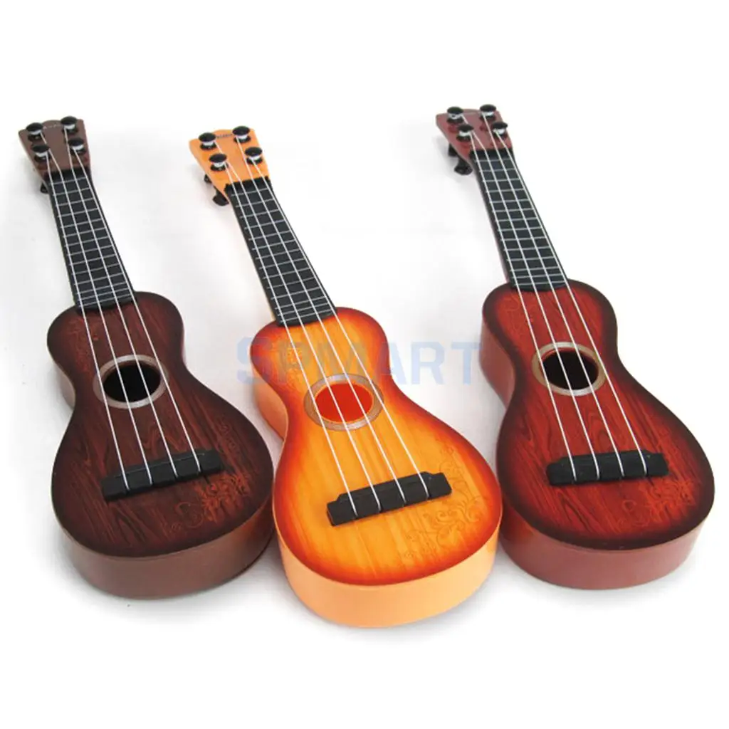 4 Strings Musical Plastic Toy Ukulele Small Guitar For Beginners Kids