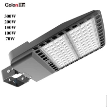 Golonlite светодиодный освещение на парковку уличная дорога общая площадь 200 Вт 240 Вт 300 Вт 150 Вт 100 Вт 70 Вт 100-277 В Meanwell Lumi светодиодный s