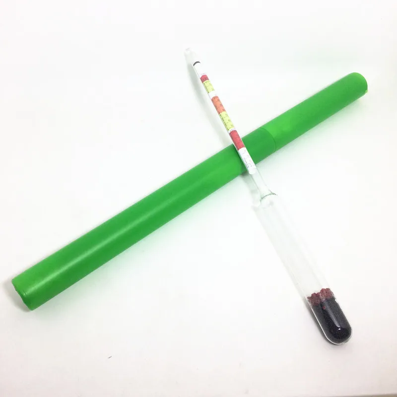 Тройной измеритель плотности 5 шт. гидрометр для пива вина пивоварения