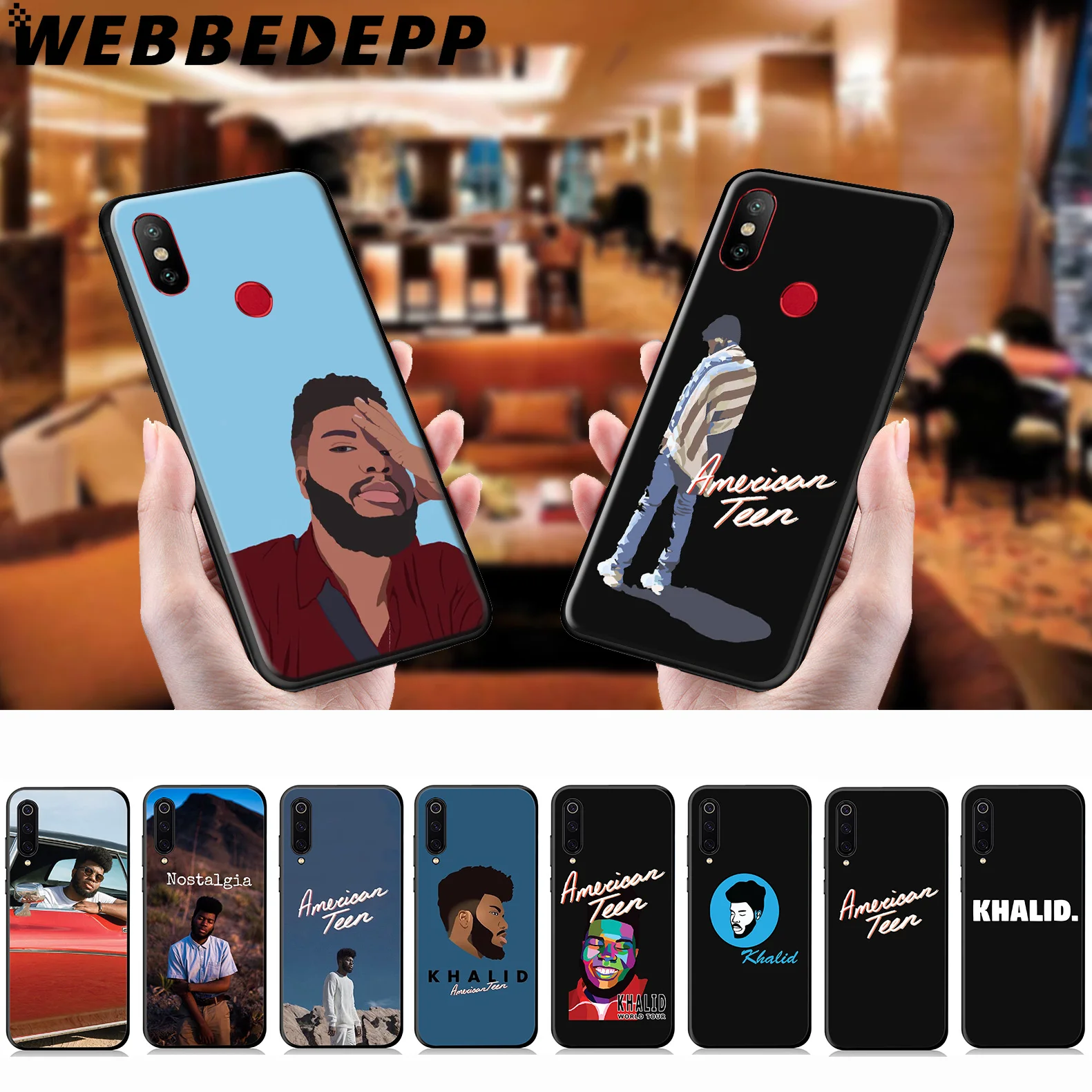 WEBBEDEPP Khalid Rapper крутой мягкий чехол для Xiaomi Mi 9T 9 8 SE 6 A1 A2 A3 Lite MiA1 MiA2 MiA3 F1 MAX 3 Mi8 CC9E CC9 |
