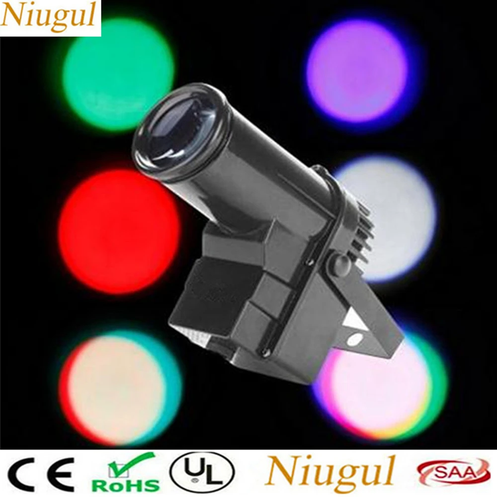 

DMX512 DJ Spot Lighting/Mini 10W LED Pinspot Light/RGBW Beam Effect Stage Light/Nightclub Bar Party Holiday Spotlight LED Lamps
