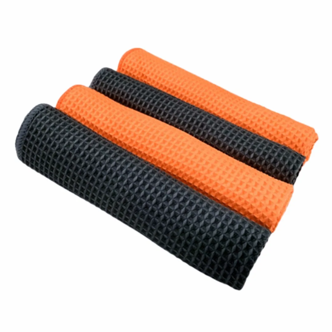 40x40cm Microfiber Waffle Towel Pattern Table Napkins Home Kitchen Car Cleaning Wash Dry Polishing Detail Cloth