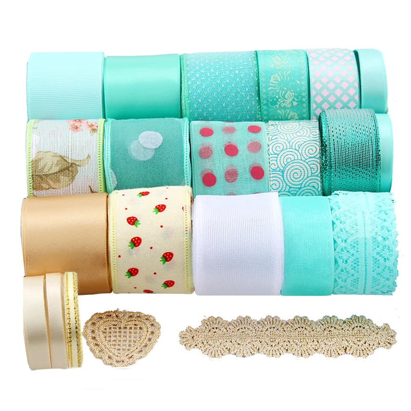 Buy Fresh Bule Series Ribbon Wedding Boutique Ribbon