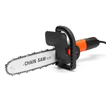 

4th. 11.5 Inch Chainsaw Bracket Change 100 Angle Grinder Into Chain Saw Woodworking Tool