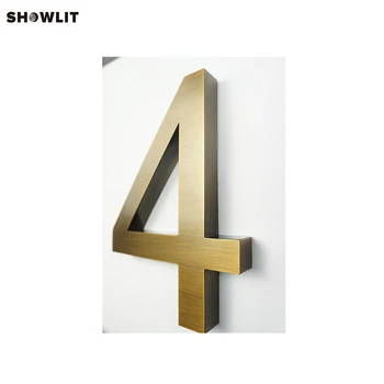 

Store Sign Brushed Finish 3D Outdoor Letter Signs