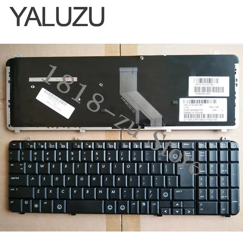 YALUZU New English Laptop Keyboard FOR HP Pavilion dv6 1322tx dv6
