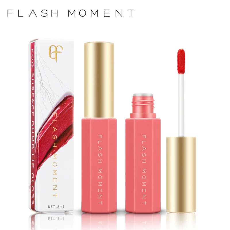 

FlashMoment 8ML 6Colors Matte Lip Gloss Charming Labial Makeup Velvet Rich Color Lipgloss Liquid Lipstick Waterproof Cosmetics