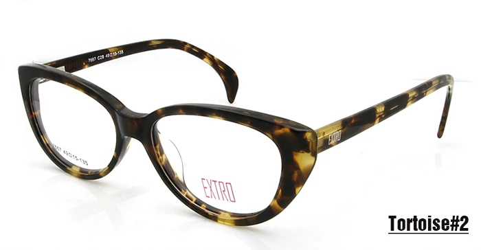 ESNIE модные дизайнерские прозрачные стекла, винтажные очки с дизайном «кошачие глаза» оправа женские ацетатные ручной работы оправа очки женские Rx оптическое стекло - Цвет оправы: Frames EyeTortoise2