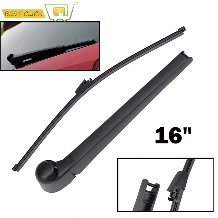 Misima Rear Window Windscreen Wiper Blade Arm Kit For VW Caddy 2K