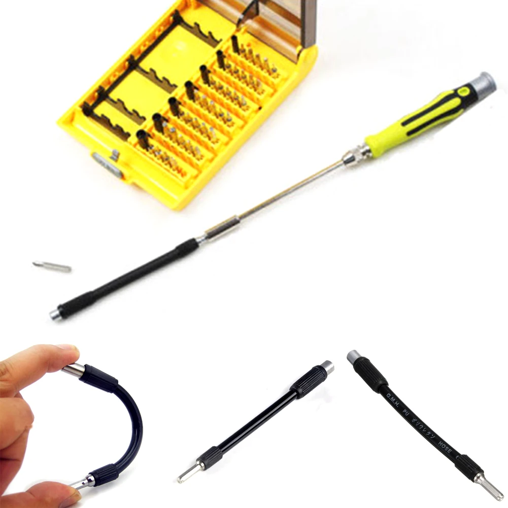 

new Flex Flexible Screwdriver Drill Bit Hold Hex Shank Reach Soft Screwdriver Extender with PU+metal+plastic material