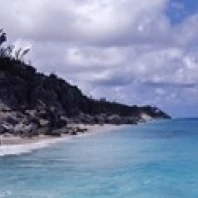 Clouds over the sea  Bermuda Poster Print (36 x 13)