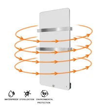 Electric Infrared Glass Panel Heater Radiator 600W 580*1090mm Bathroom Infrared Glass Heater Energy Saving Electric Infrared Glass Panel Heater Radiator 600W 580*1090mm Bathroom Infrared Glass Heater Energy Saving