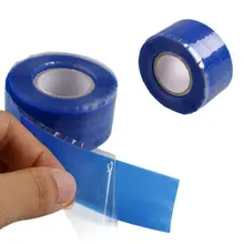 Blue Waterproof Silicone Performance Repair Tape Bonding Rescue Self Fusing Wire Hose Black Transparent Film