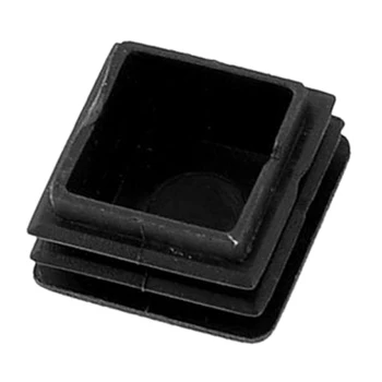 

Fashion Boutique Plastic Square Blanking End Caps Tubing Tube Inserts 25mmx25mm 10 Pcs