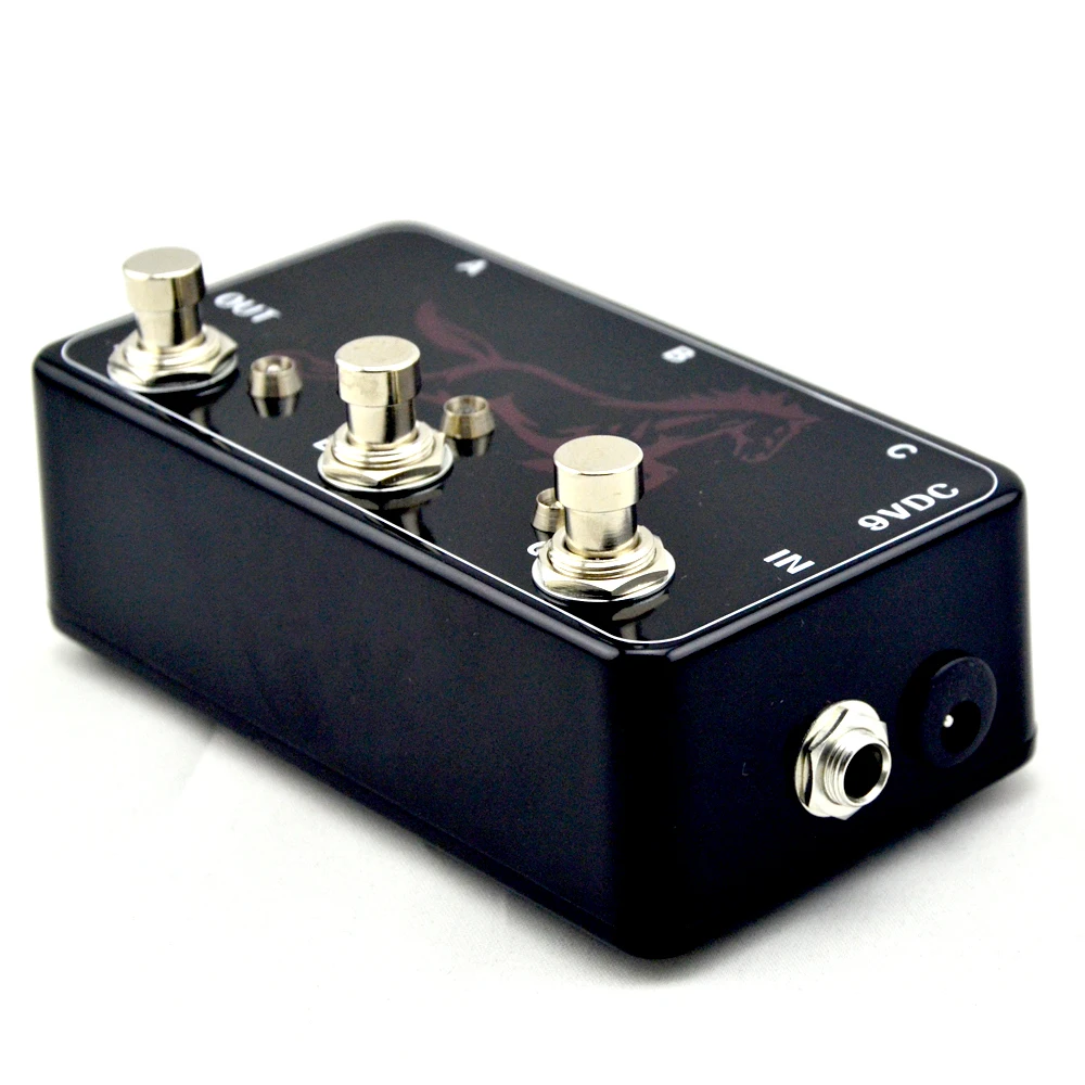 Hand made Triple Effects Loop Pedal- 3 Looper Switcher Guitar Pedal HB-1
