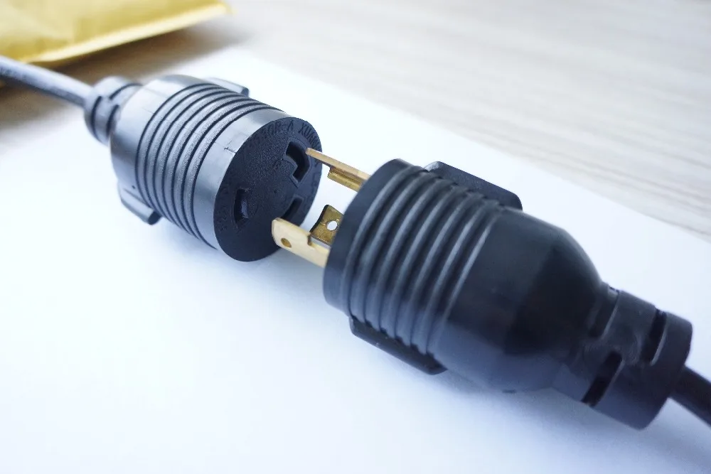 HITBOX 30A/50A конвертер адаптер Шнур 1,5 футов стандарт США 110 В 220 В 14 AWG удлинитель питания L6-30R Кабельный разъем 30A 3 зубец