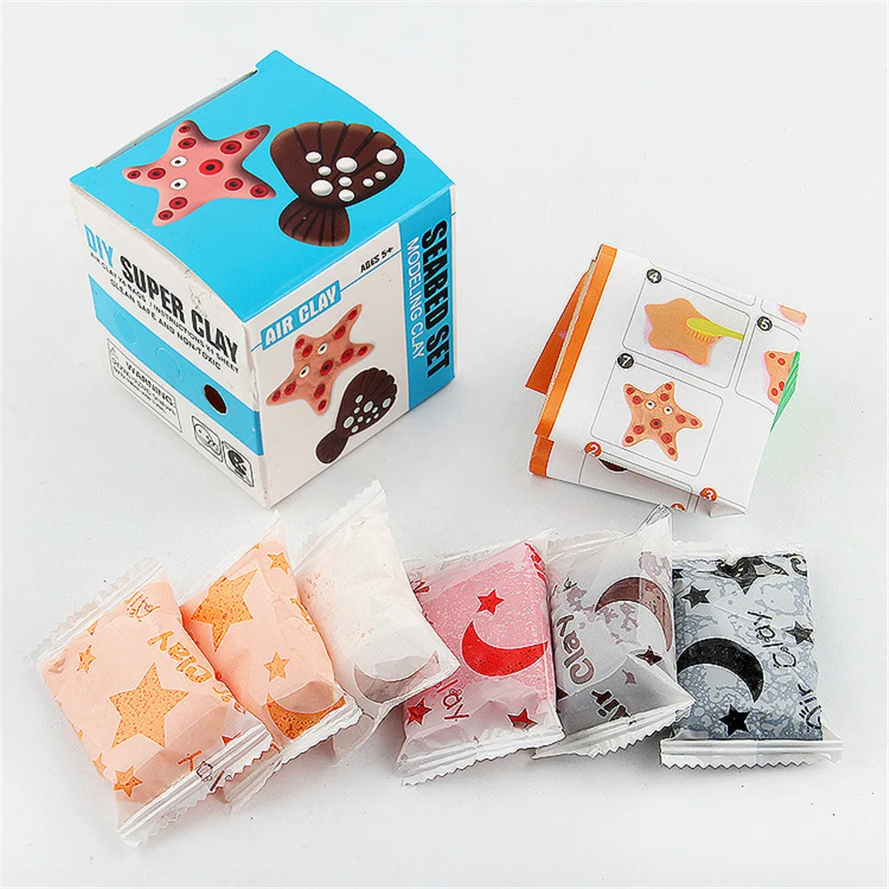 

Multicolor Children DIY Space Clay Rubber Mud Intelligent Hand Gum Plasticine Slime Kid Toys Cute Animal Clay Plasticine Magnet