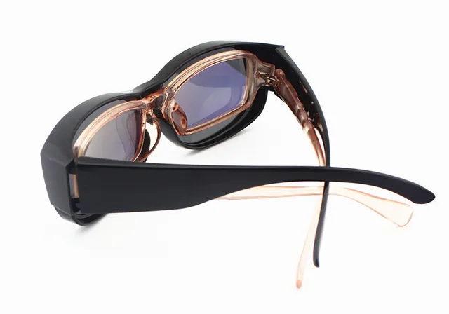 Herren Wrap Um Polarisierte Sonnenbrillen UV400 Außen SPORTS Eyewear- Black NT01