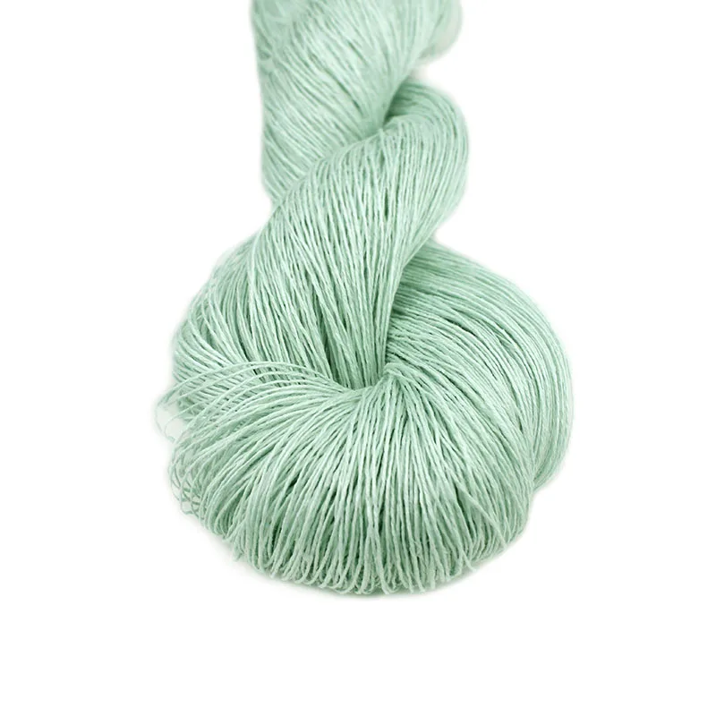 5*50 г Хэнк лен натуральная пряжа ручного вязания пряжа цветная пряжа - Цвет: 18 Aqua