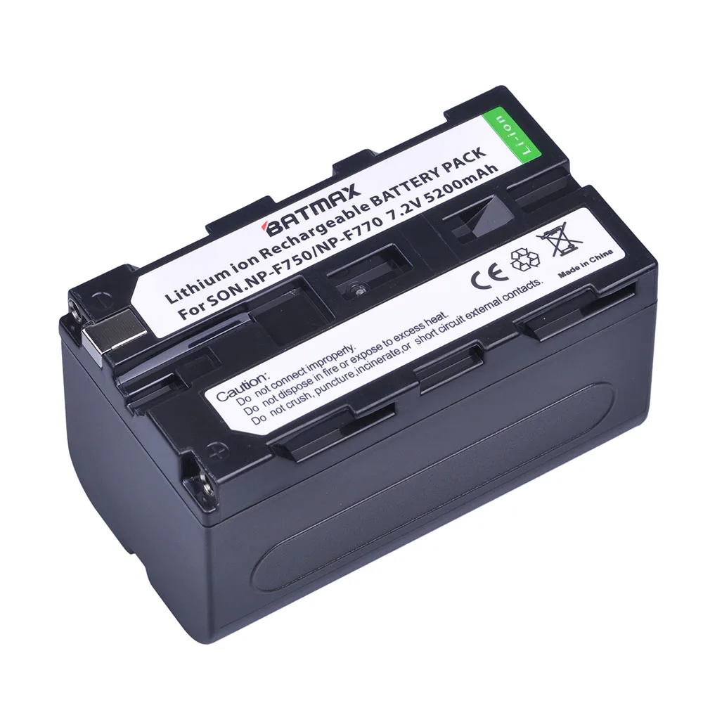 Billig 1 stück 5200 mAh NP F750 NP F770 NP F750 NP F770 Kamera Akku für Sony NP F970 F960 ccd tr917 ccd tr940 ccd trv101 ccd trv215
