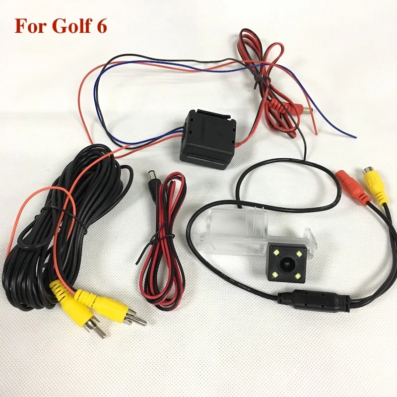 

BODENLA RCD330 License Plate Light AV Rear View Camera For VW Golf 5 6 7 Jetta Mk5 MK6 Tiguan Passat B6 B7 CC Polo Touran