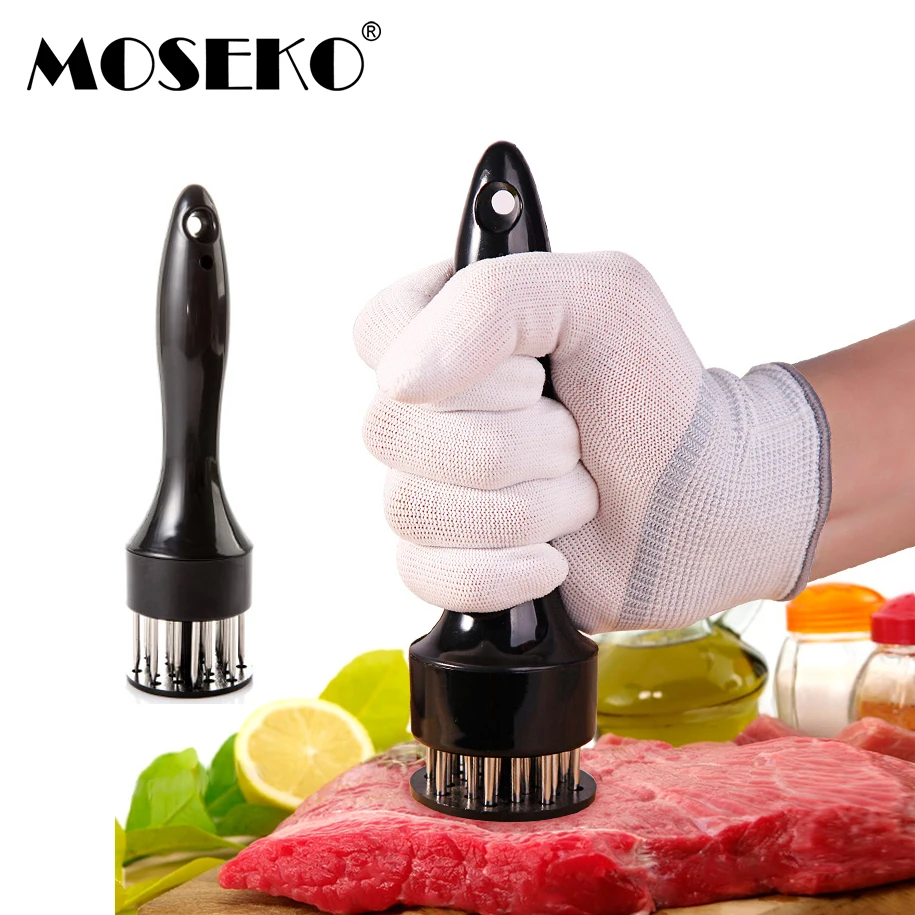MOSEKO 1 шт. нержавеющая сталь профессиональная игла для мяса для стейка кухонные инструменты аксессуары для приготовления пищи|Молотки и размягчители для мяса| | АлиЭкспресс