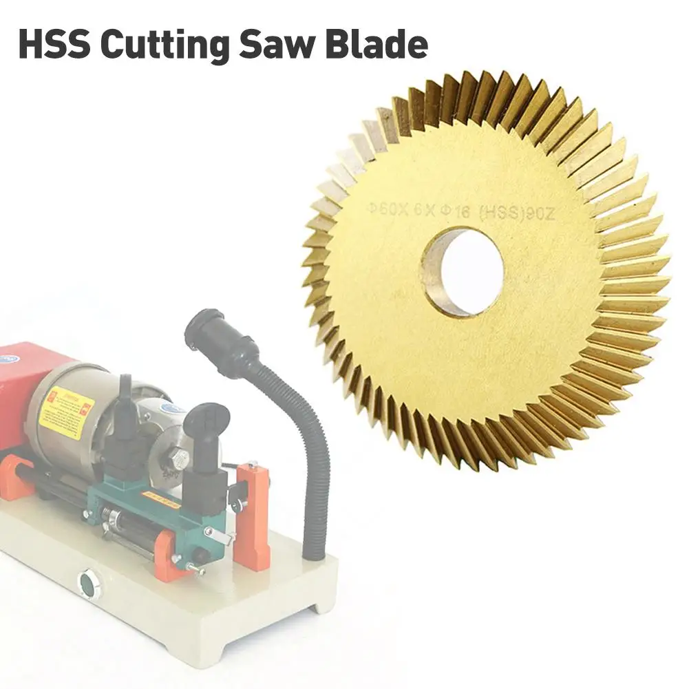 Titanium Plating 60*6*16mm Key Cutting Blade For All Horizontal Key Machine Disk Cutter Locksmith Tool photo