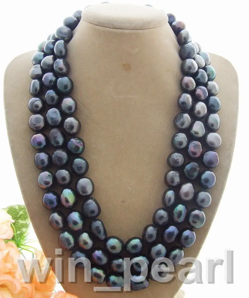 rare-grand-collier-de-perles-de-culture-d'eau-douce-baroques-noires-9-10mm-50