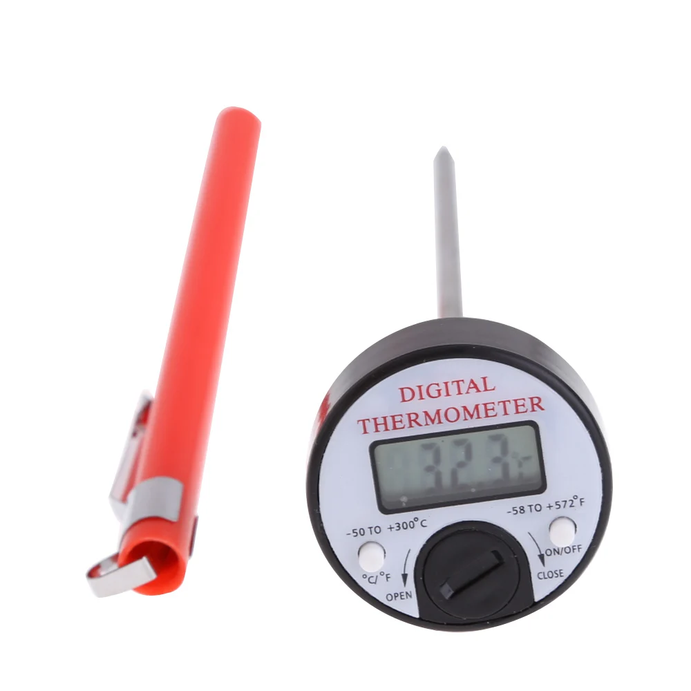 Portable LCD Digital Oven Thermometer bbq Meat Food Temperature Tester