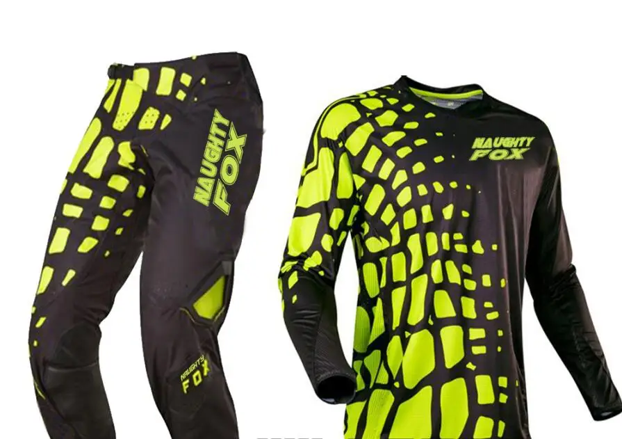 

Free Shipping 2017 MX 360 Grav Black Yellow Racing Jersey & Pant Combo Motocross Offroad ATV Dirt Bike Gear Set