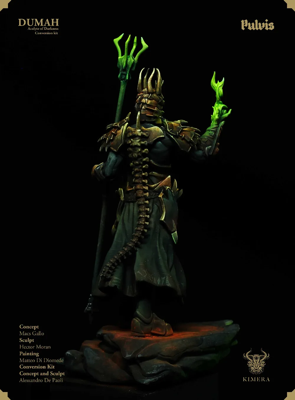 [Loong Way Miniatures] Kimera Dumah Acolyte of Darkness 75 мм миниатюра