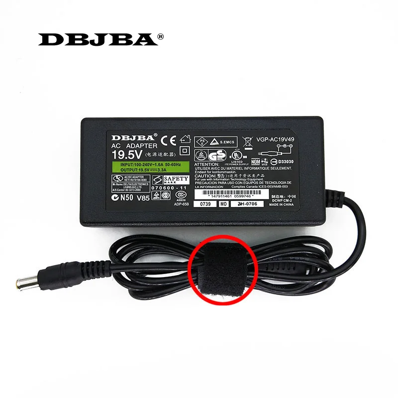 Новинка для VGP AC19V71 AC19V77 19 5 V 3.3A адаптер переменного тока Sony VPCZ2190X VPC2390X VPCZ21AGX
