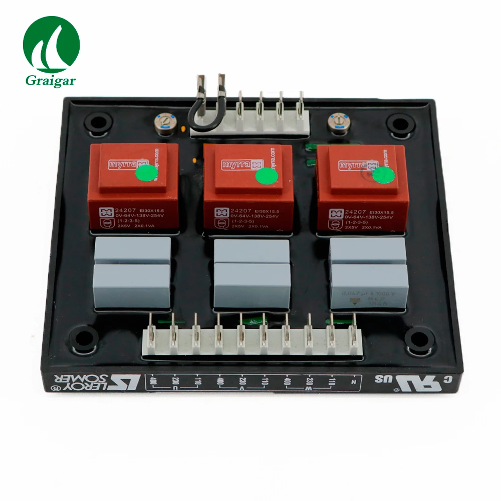 Запасные части трехфазного генератора AVR R731 Максимальный непрерывный ток: 1 3 А |