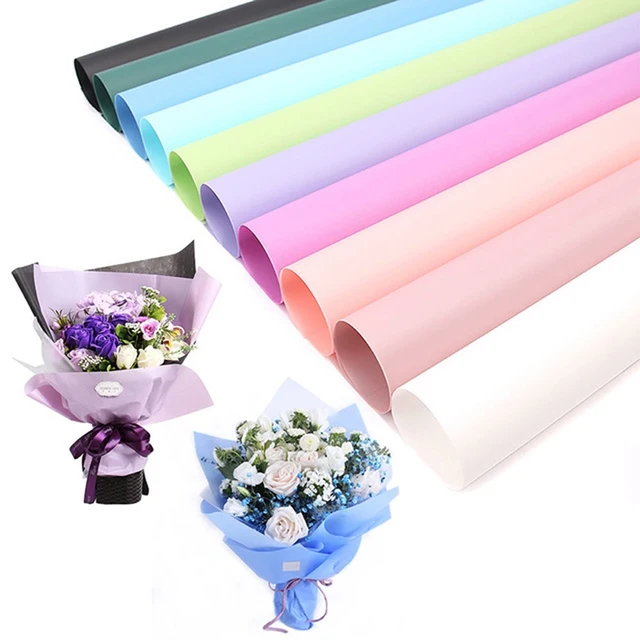 20pcs/set Waterproof Flower Wrapping Paper 60x60cm Flowers Gifts