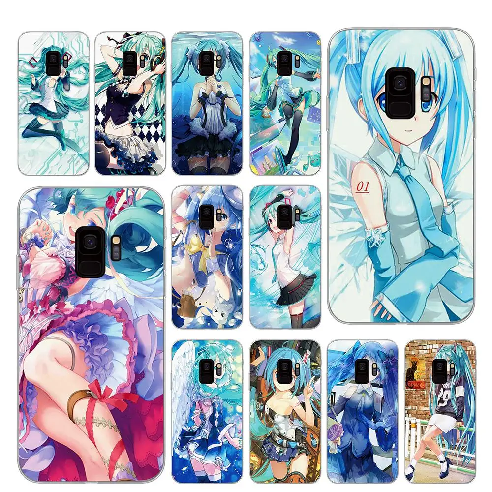

Hatsune Miku Anime Girl Cartoon Phone Case for Samsung Galaxy S10 S10E S8 Plus S6 S7 Edge S9 S10e Plus Cover