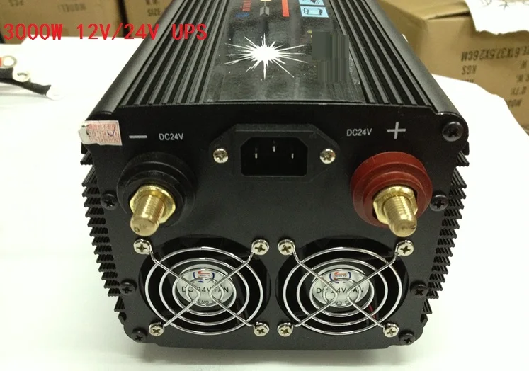 

UPS 3000W 12V DC to 220V AC modified wave Power Inverter with 20A battery Charger