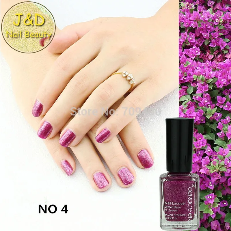 FOREVERJASMINE 10 шт Блестящий винный лак для ногтей темно красный 12 мл бордовый