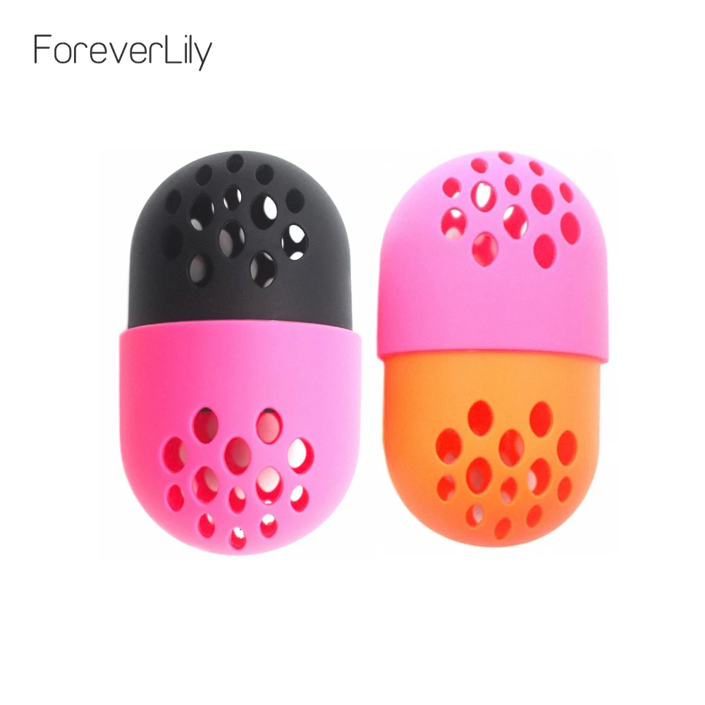 

Soft Silicone Puff Drying Holder Egg Stand Beauty Bracket Makeup Sponge Display Rack Cosmetic Puff Holders Makeup Sponge Case