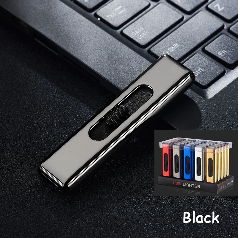 Открытый EDC USB Электронный двойной боковой прикуриватель с зажиганием легкая Зажигалка без газа Зажигалка новая плазменная дуговая зажигалка