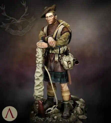 Масштаб 1/24 фигурка из смолы Highlander 75 мм | Игрушки и хобби