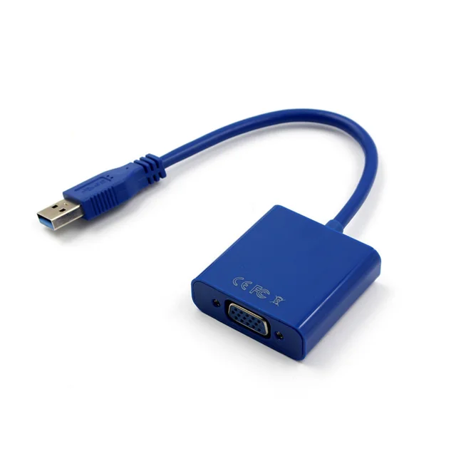 Modest USB 3.0 to VGA Multi-Display Adapter Cable Converter External Video Graphic Card New Arrival