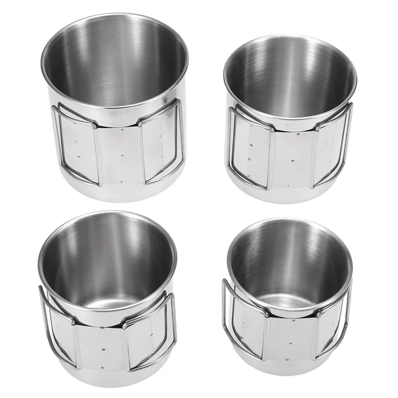 

Outdoor Tableware 401-500Ml Water Pot Mug Cup with Handle for Camping Travel