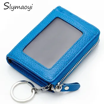 

Slymaoyi Korean Small Wallet Genuine Leather Women Wallets Female Fashion Coin Purse Card Holder CL-2669
