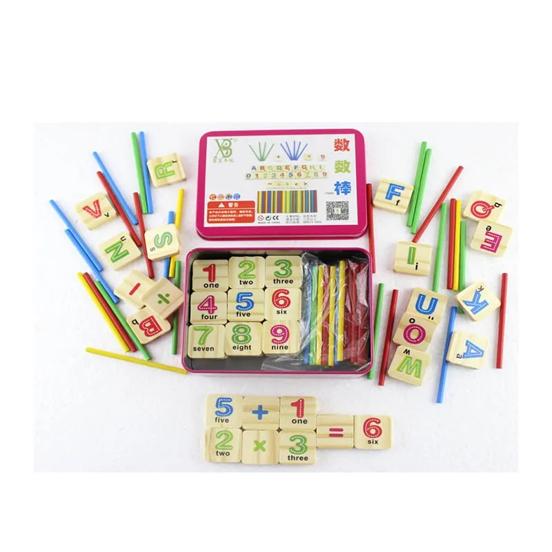 Baby Toys Counting Sticks Education Wooden Toys Building Intelligence Blocks Montessori Mathematical Wooden Box baby-building-blocks-wooden : image Baby Toys Counting Sticks Education Wooden Toys Building Intelligence Blocks Montessori Mathematical Wooden Box baby-building-blocks-wooden