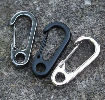 

1000pcs/pack Stainless Steel Split Keychain Key Ring Clasps Clips Hook