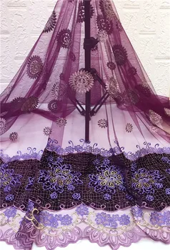

Best Selling Swiss voile laces African Lace Fabric White Nigerian French Fabric 2019 High Quality African Tulle Lace Fabric(ZX-4