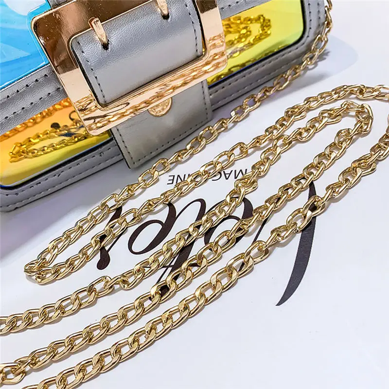  Fashion Lady Classic Wild Transparent Jelly Shoulder Bag Crossbody Bag bolso mujer sac a main torebki damskie 40AP1222
