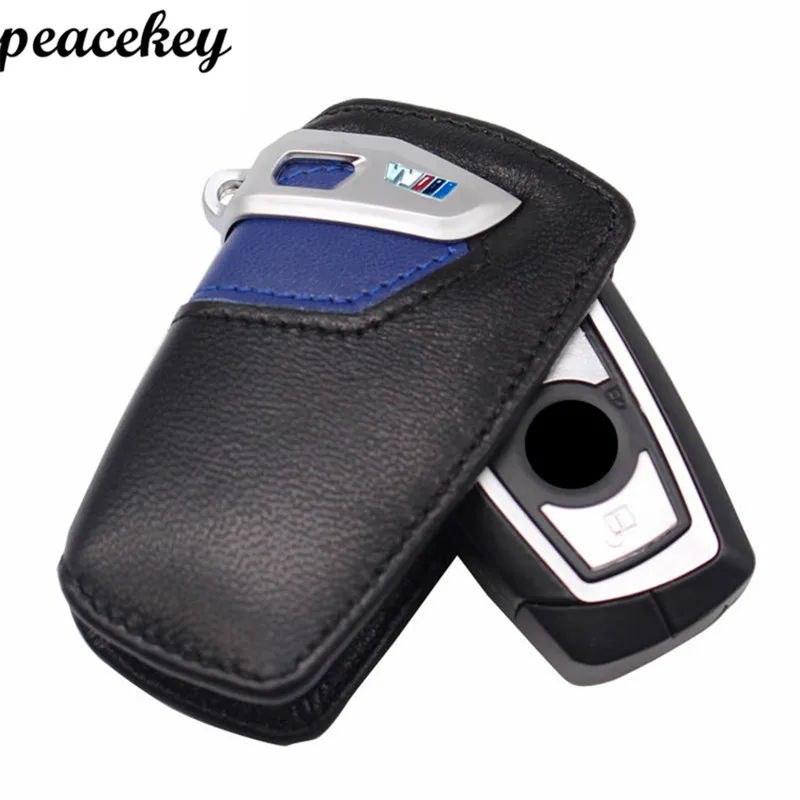 Genuine Leather Keychain Car Key Cover Case For Bmw F30 F20 F10 F31 2 3